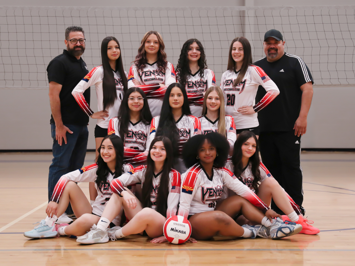 Venom Volleyball Club 14-Black team photo